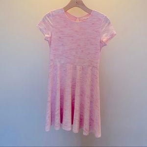 Four Threads dress short sleeve pink white L/12